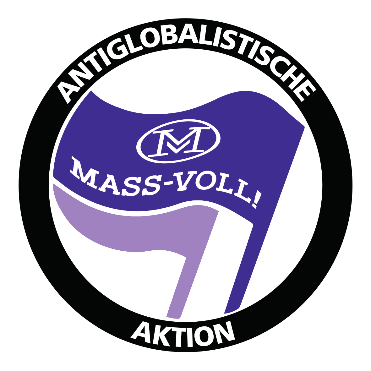 Antiglobalistische-Aktion-Kleber