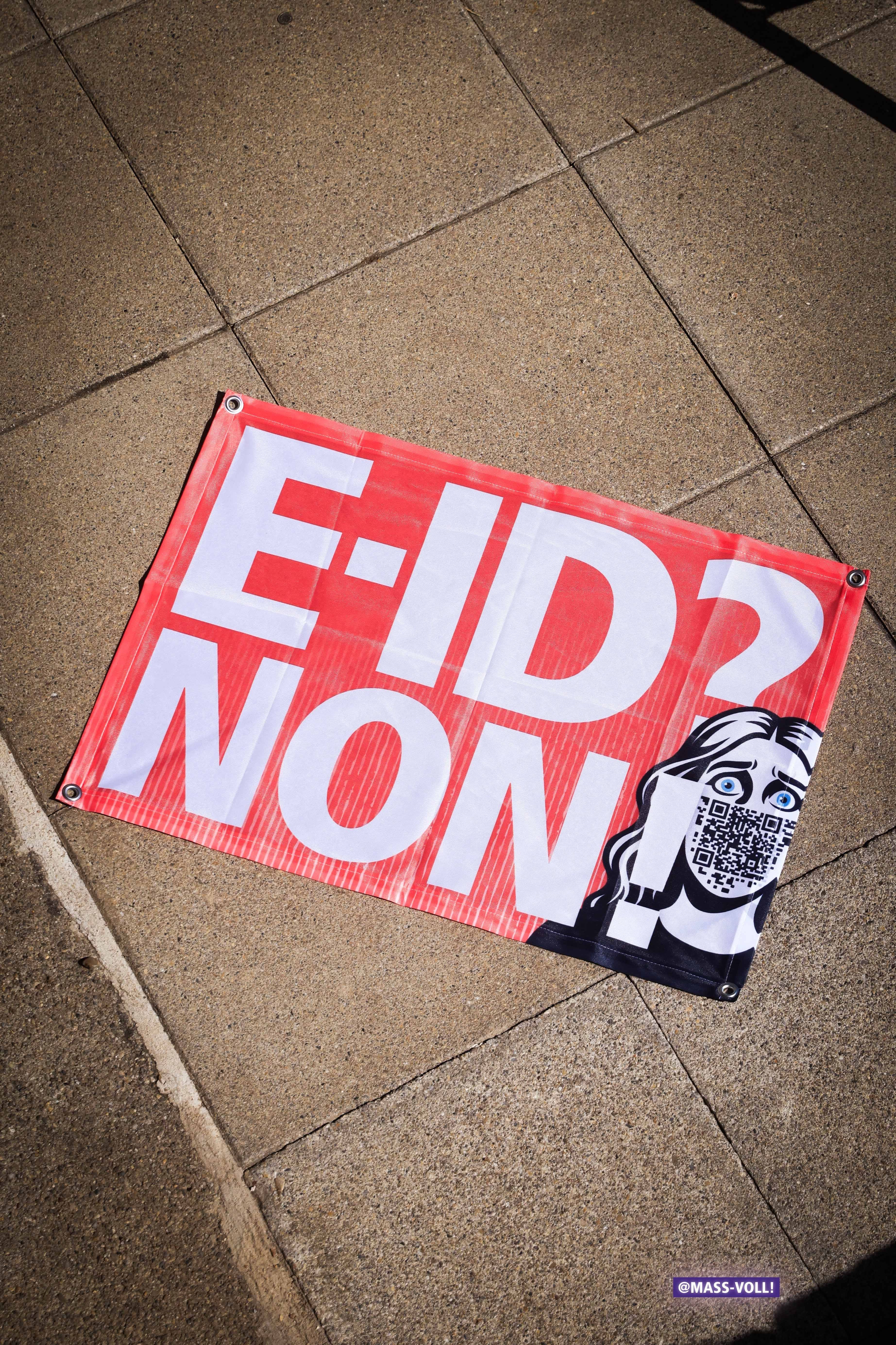 E-ID: NON! – Bandiera da balcone francese