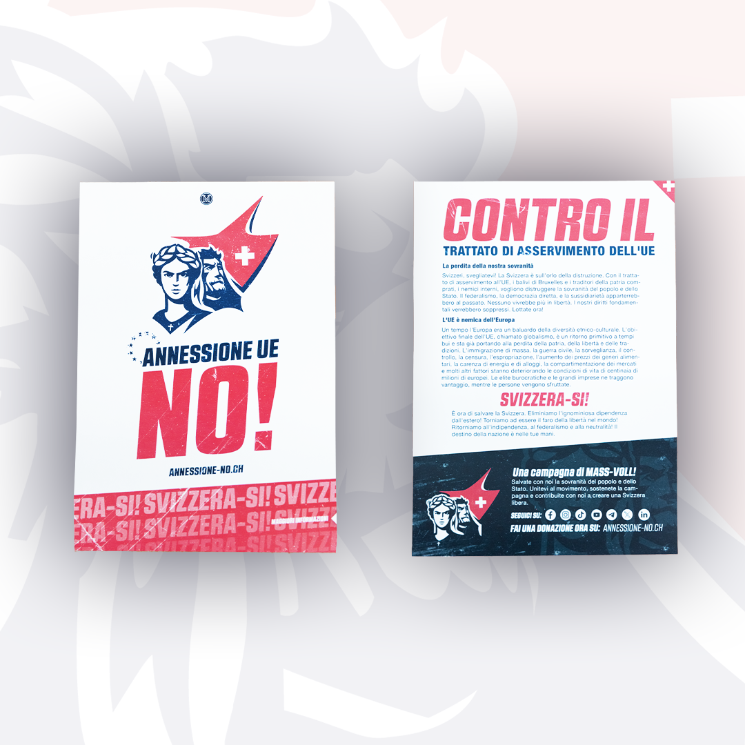 NO ALL’ADESIONE ALL’UE! – Volantino