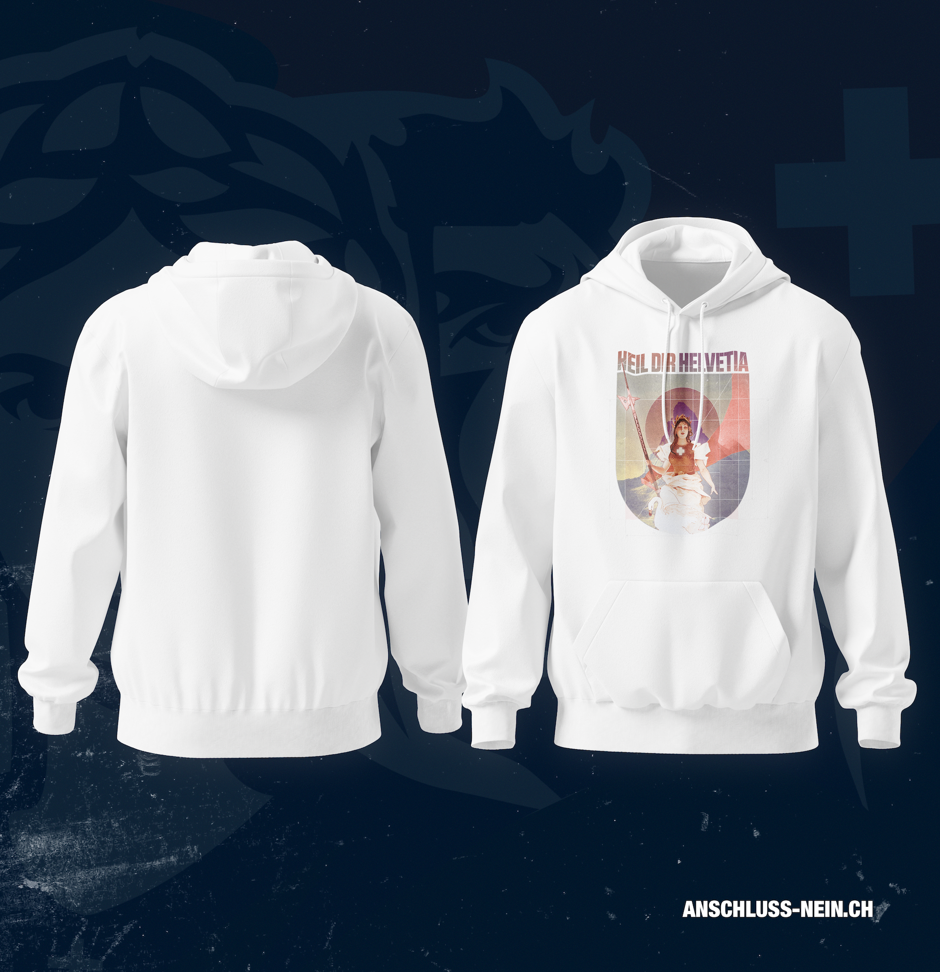 Hail to You, Helvetia Front Design – Hoodie