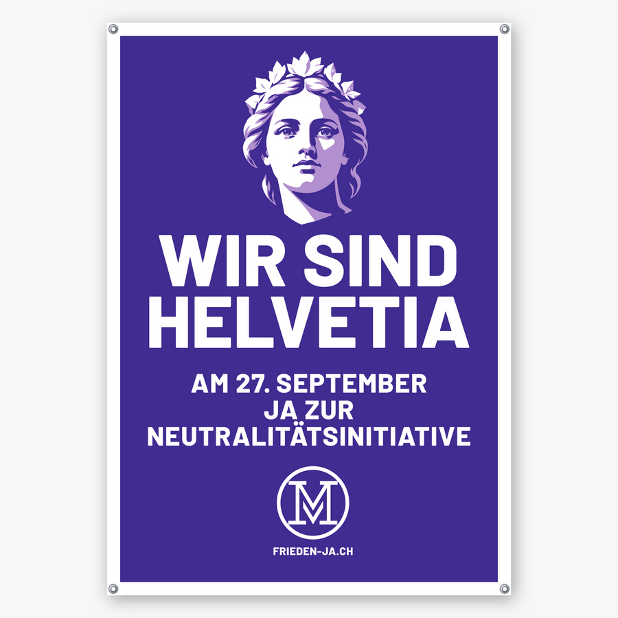 Neutralität: JA! - Fahne A1