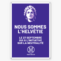 Neutralité: OUI! - Drapeau A1