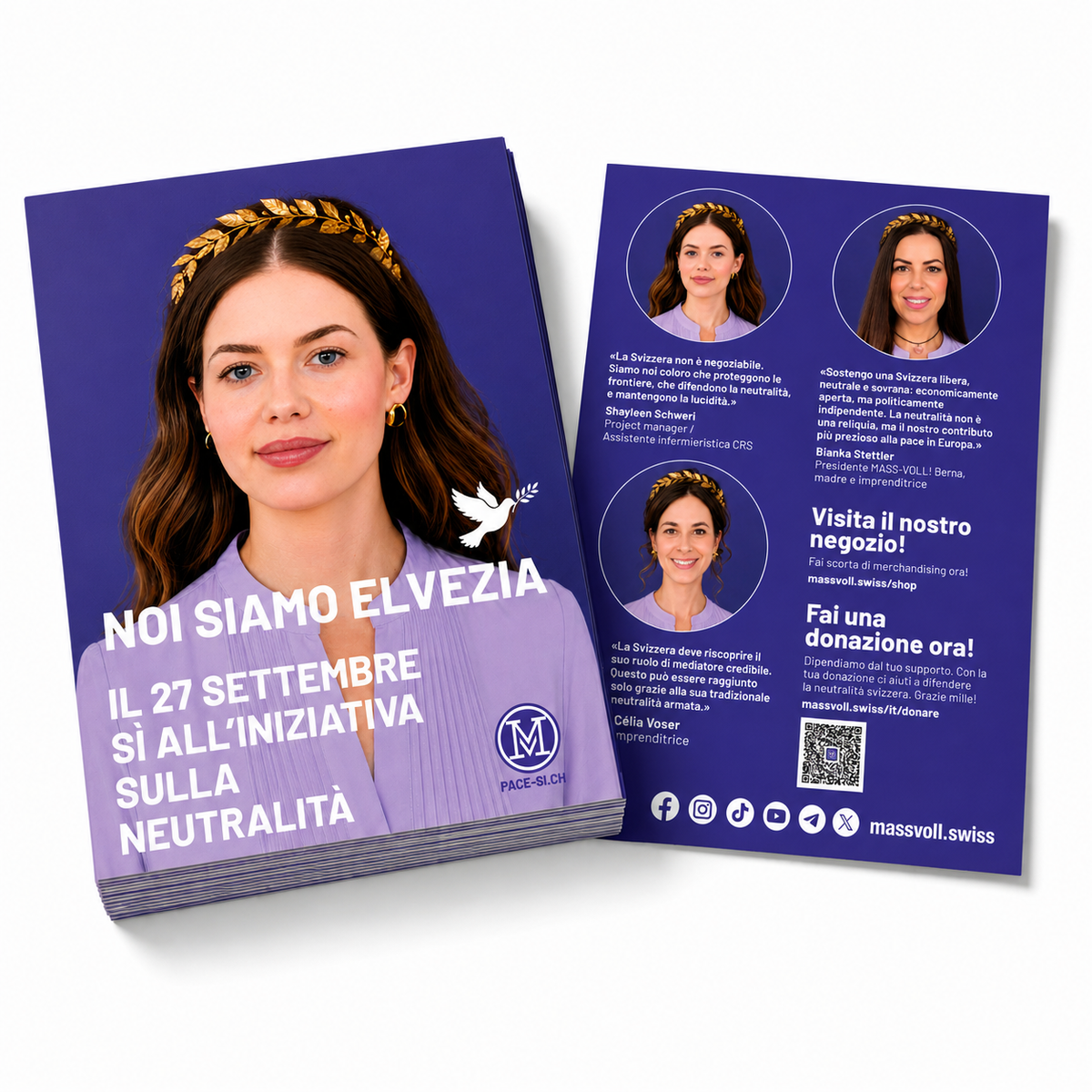Neutralità: SÌ! – Flyer Italiano
